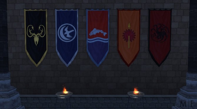 Sims 4 Banners of Westeros at Magnolian Farewell