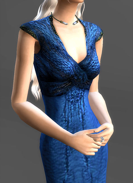 Sims 4 Dragonscale Dress Daenerys Targaryen at Magnolian Farewell