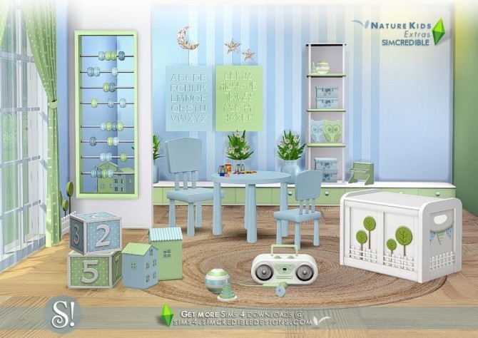 Sims 4 Nature kids extras set at SIMcredible! Designs 4