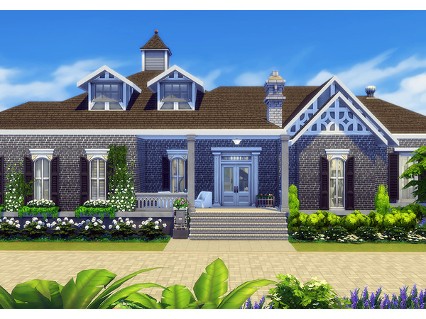 Sims 4 Weatherford house by Degera at TSR