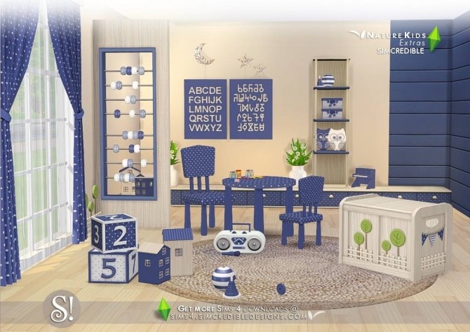 Sims 4 Nature kids extras set at SIMcredible! Designs 4