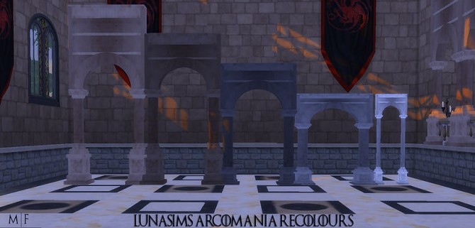 Sims 4 Red Keep Throne Room Set Creations at Magnolian Farewell
