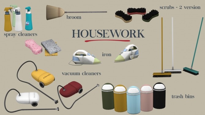 Sims 4 Housework Clutter (P) at Leo Sims