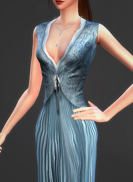 Sims 4 Growing Strong Dress Margaery Tyrell at Magnolian Farewell