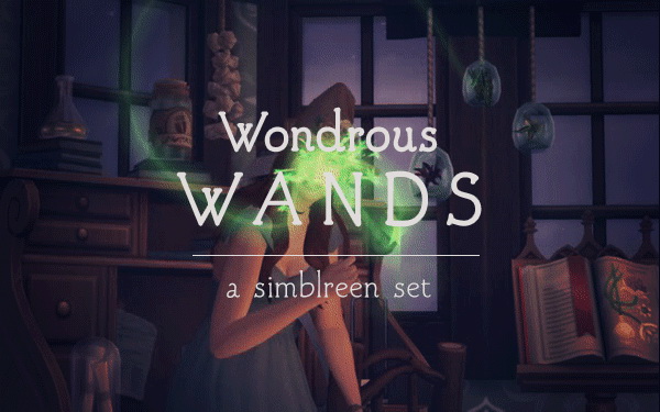 Sims 4 Wondrous Wands Set at Femmeonamissionsims