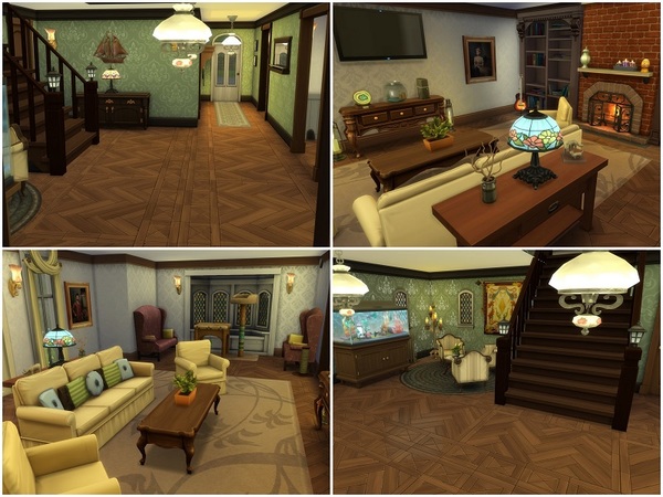 Sims 4 Victorian York Mansion by galadrijella at TSR