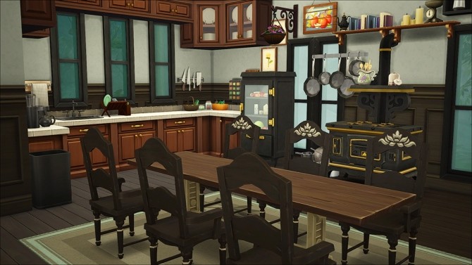 Sims 4 American Gothic house at Savara’s Pixels