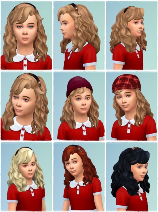 Sims 4 Curls for Girls at Birksches Sims Blog