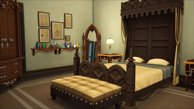 Sims 4 American Gothic house at Savara’s Pixels