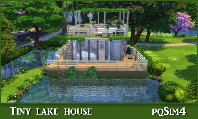 Sims 4 Tiny Lake House at pqSims4