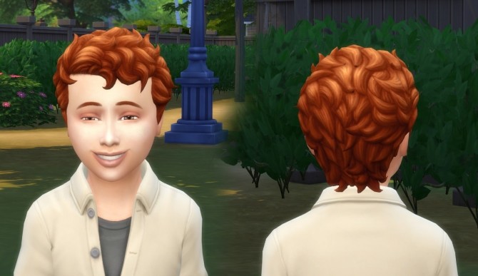 Sims 4 Curly Untamed Hair Conversion at My Stuff