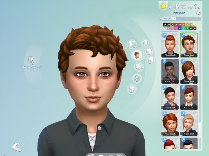Sims 4 Curly Untamed Hair Conversion at My Stuff