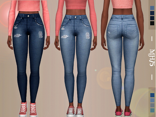 Sims 4 Adonia Jeans by Margeh 75 at TSR