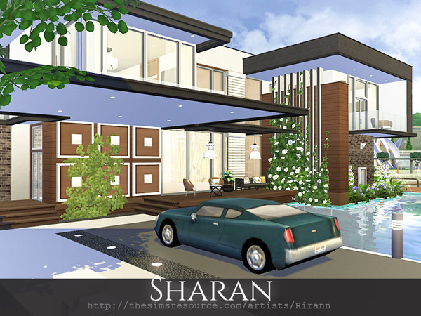 Sims 4 Sharan house by Rirann at TSR