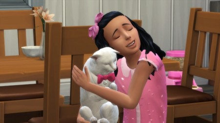 Hair Bow Freedom Hair for girls by Peripeteia at Mod The Sims