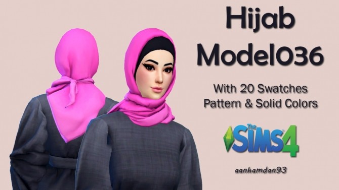 Sims 4 Hijab Model 036 & Calista SET at Aan Hamdan Simmer93