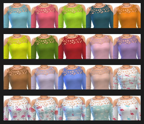 Sims 4 Lace Dress Recolors at Annett’s Sims 4 Welt