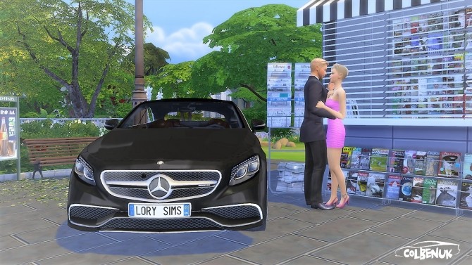 Sims 4 Mercedes Benz S65 AMG Coupe at LorySims