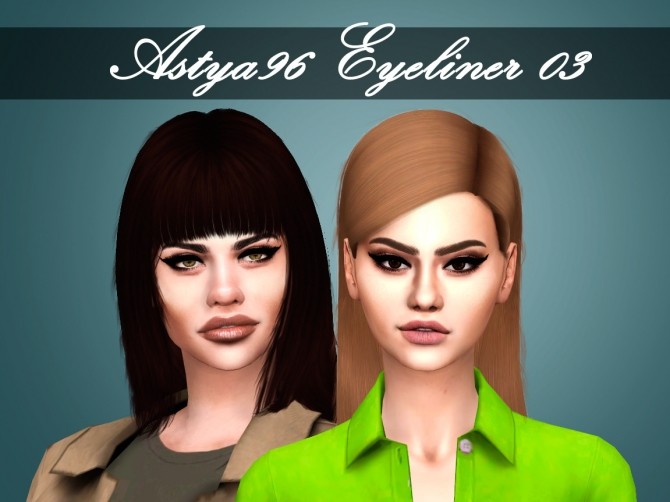 Sims 4 Eyeliner 03 at Astya96