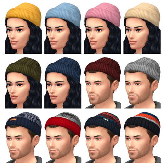 Sims 4 Beanie Collection at Marvin Sims. 