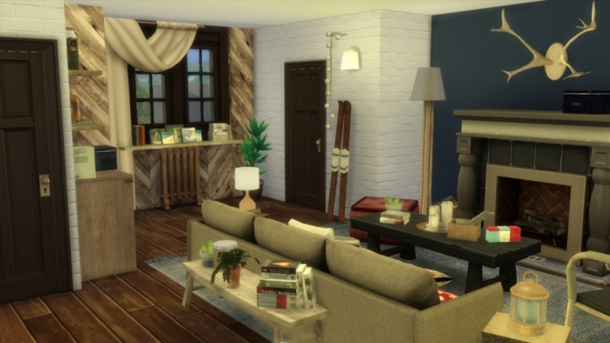 Chalet neo cottage by SundaySims at Sims Artists » Sims 4 Updates