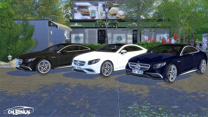 Sims 4 Mercedes Benz S65 AMG Coupe at LorySims