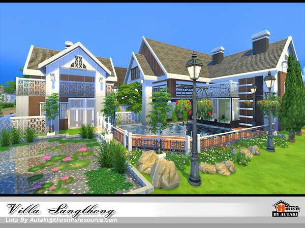 Sims 4 Villa Sangthong by autaki at TSR