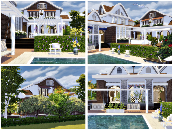 Sims 4 Coastal breeze house by Danuta720 at TSR