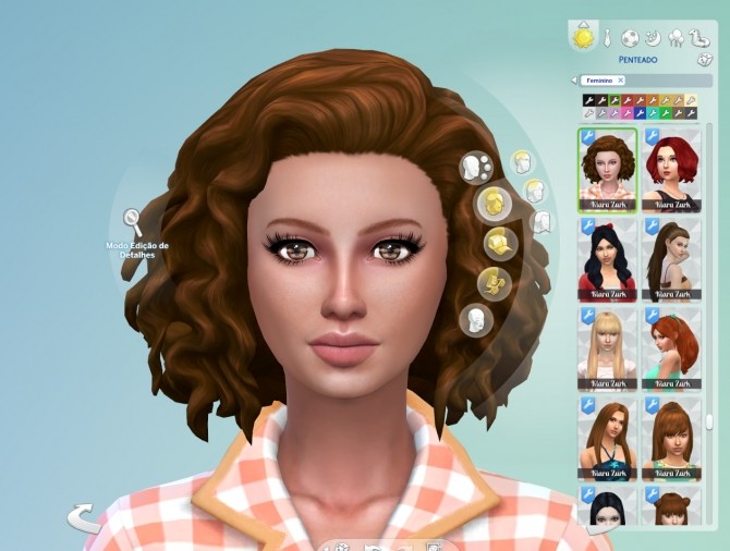 Medium Mid Curly Hair At My Stuff Sims 4 Updates