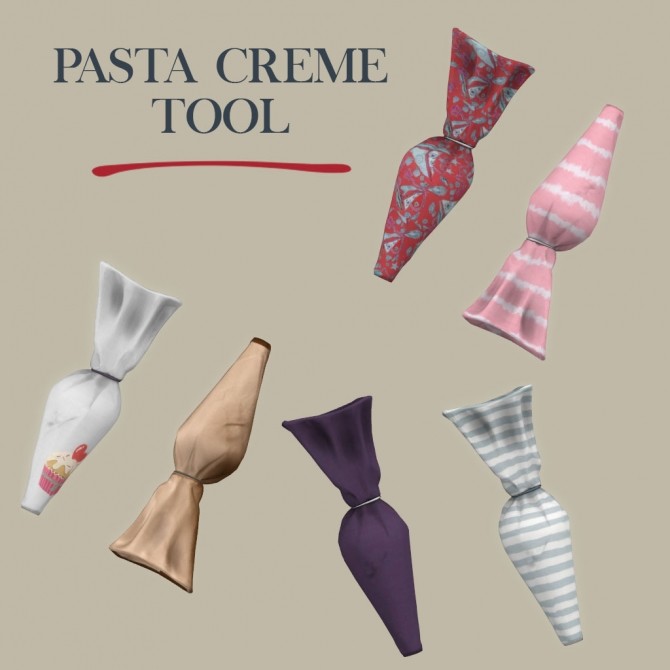Sims 4 Pasta Creme Tool at Leo Sims