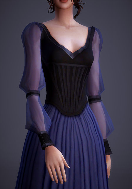 Sims 4 Rosalind Dress at Magnolian Farewell