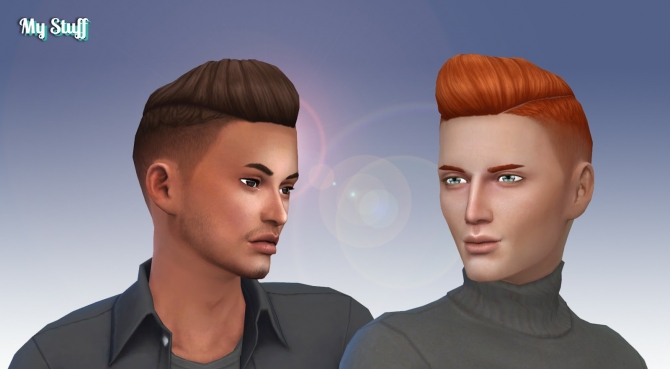 Part Shaved Conversion Hair At My Stuff » Sims 4 Updates