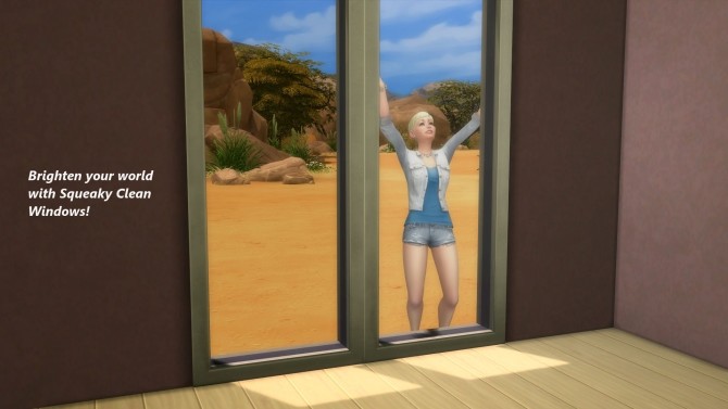 Sims 4 Squeaky Clean Windows by Snowhaze at Mod The Sims