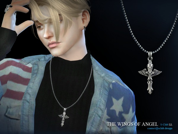 Sims 4 Necklace M06 by S Club LL at TSR