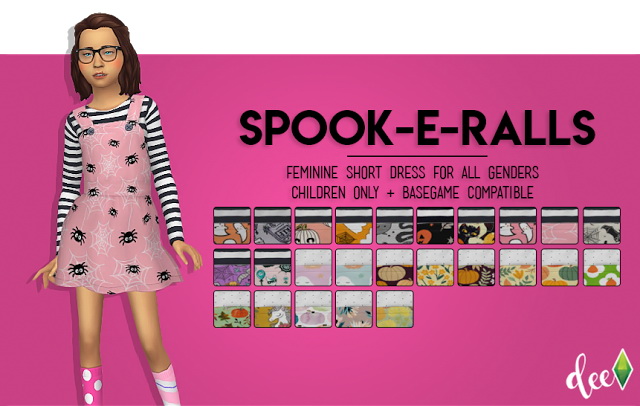 Sims 4 Spook E Ralls for Kids at Deetron Sims