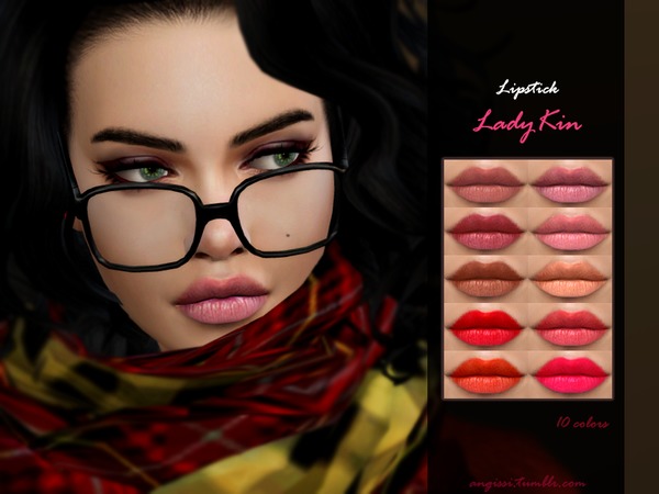 Sims 4 Lipstick LadyKin by ANGISSI at TSR