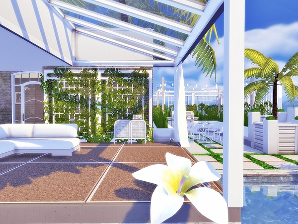 Sims 4 BAHAMA Modern house by Moniamay72 at TSR
