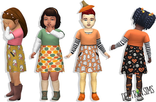 Sims 4 Josie Dress at Deetron Sims
