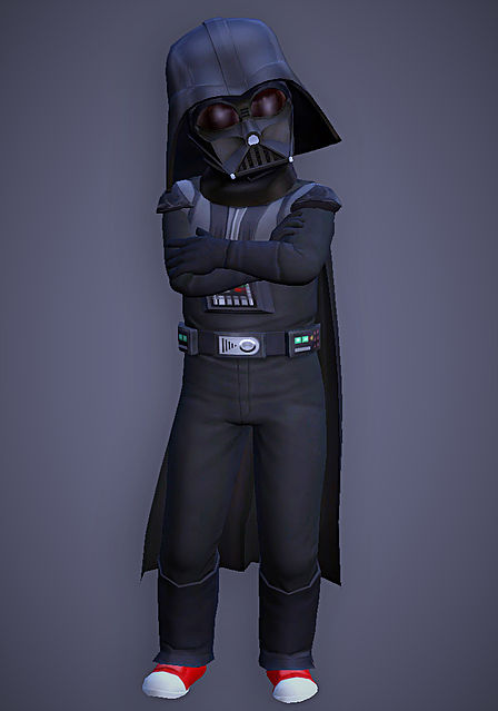 Sims 4 Lil Vader Toddler Costume at Magnolian Farewell