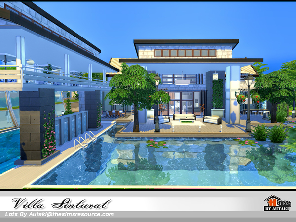 Sims 4 Villa Sinturat by autaki at TSR