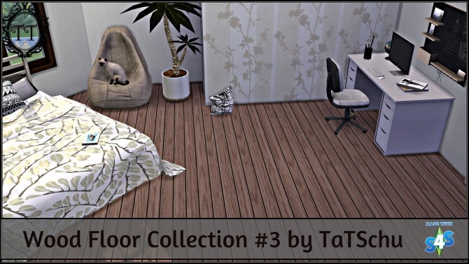 Sims 4 New Wood Floor Collection at TaTschu`s Sims4 CC