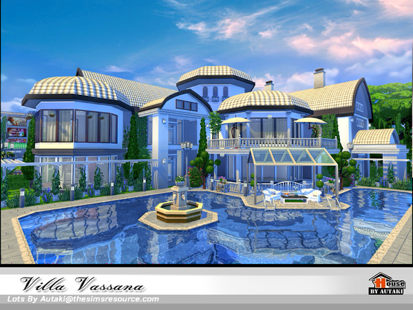 Sims 4 Villa Vassana by autaki at TSR