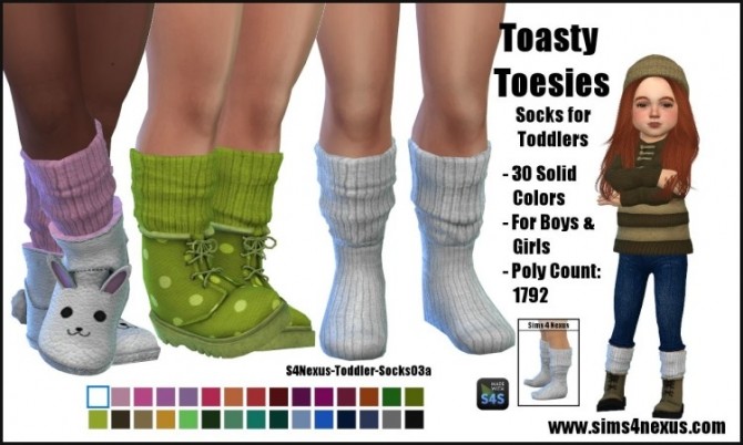 Sims 4 Toasty Toesies socks by SamanthaGump at Sims 4 Nexus