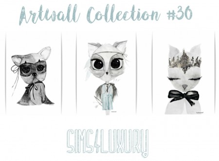 Artwall Collection #30 at Sims4 Luxury