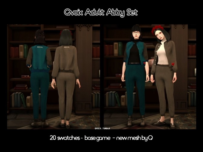 Sims 4 Abby Set at qvoix – escaping reality