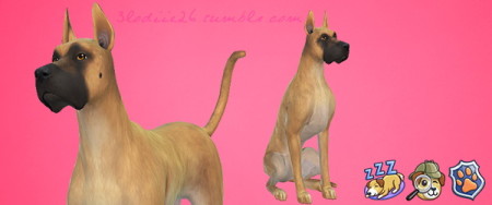 Elfy the lazy dog by 3lodiie at Les Sims4