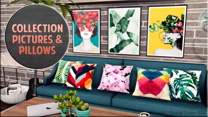 Sims 4 Collection Pictures & Pillows at Victor Miguel