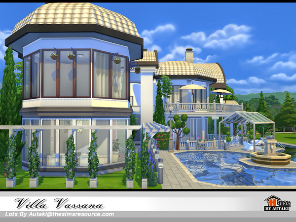Sims 4 Villa Vassana by autaki at TSR