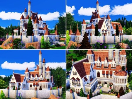 Beauty & The Beast Castle by MychQQQ at TSR » Sims 4 Updates