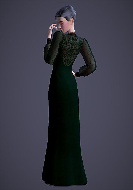 Sims 4 The Countess dress at Magnolian Farewell